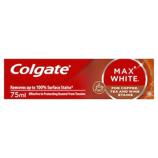 COLGATE | Οδοντόκρεμα Max White For Coffee Tea & Wine 75ml