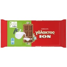 ΙΟΝ | Σοκολάτα Γάλακτος με Στέβια 60g