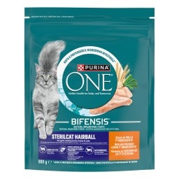 PURINA ONE | Γατοτροφή Sterilcat Hairball Κοτόπουλο Δημητριακά 800g