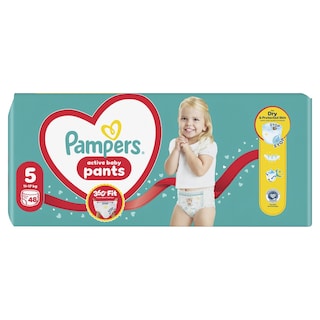 PAMPERS | Πάνες Βρακάκι Μωρού Pants Νο5 48 Τεμάχια