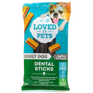 LOVED BY PETS | Snack Σκύλων Dental Sticks Μεσαίοι Σκύλοι 103g