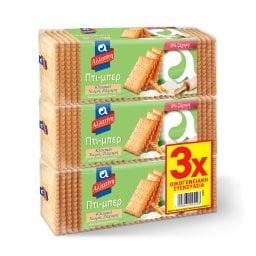 ΑΛΛΑΤΙΝΗ | ΠΤΙ ΜΠΕΡ | Μπισκότα Πτι Μπερ Χωρίς Ζάχαρη 3x225g