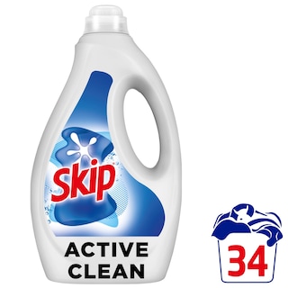 SKIP | Yγρό Πλυντηρίου Ρούχων Active Clean 34 Μεζούρες