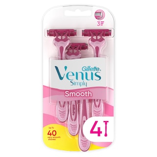 GILLETTE | Ξυραφάκια Simply Venus 3 4 Τεμάχια