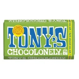 TONY΄S | Σοκολάτα Υγείας 51% με Αμύγδαλο & Θαλασσινό Αλάτι 90g