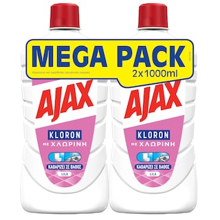 AJAX | Καθαριστικό Πατώματος Kloron Lila 2x1lt