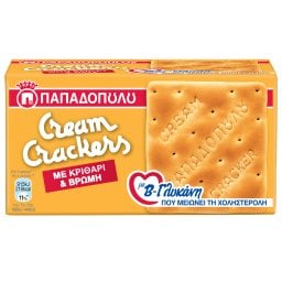 ΠΑΠΑΔΟΠΟΥΛΟΥ | Crackers Barley & Oat Beta Glucan 185g