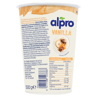 ALPRO | Φυτικό Επιδόρπιο Σόγιας Βανίλια 500g