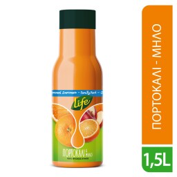 LIFE | Φυσικός Χυμός Μήλο Πορτοκάλι 1.5lt