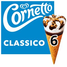 CORNETTO | ICE CREAM Classico Βανίλια Σοκολάτα 6 X 60 GR