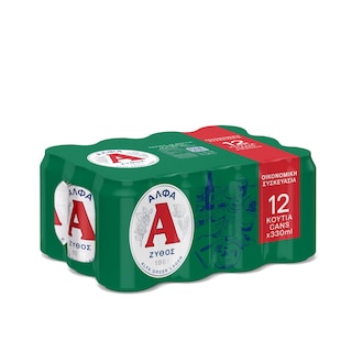 ΑΛΦΑ | Μπύρα Lager Κουτί 12x330ml
