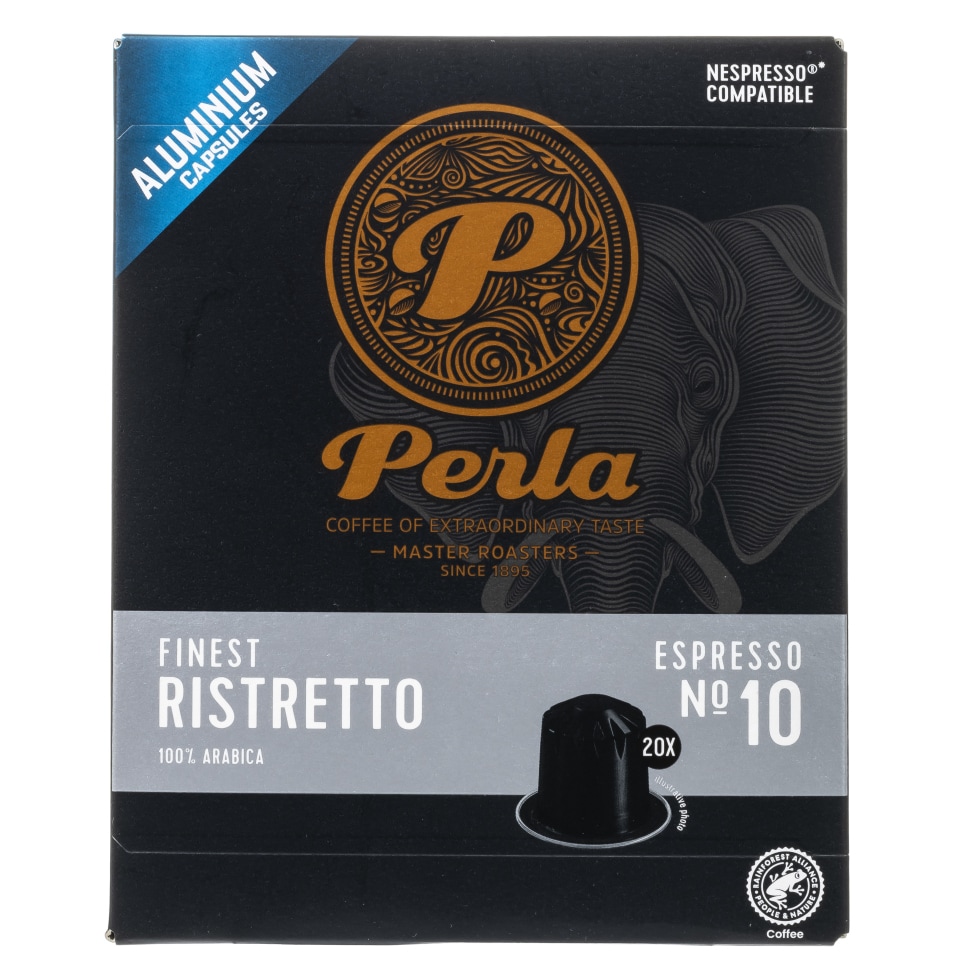 PERLA BEVERAGES Κάψουλες Καφέ Perla Espresso Ristretto 20x5g