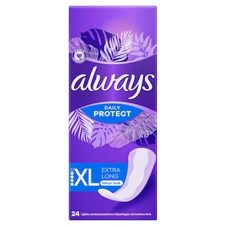 ALWAYS | Panty Liners Daily Protect Extra Long 24 Pieces