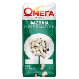 ΩΜΕΓΑ | Φασόλια Μαυρομάτικα 500g