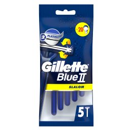 GILLETTE | BLUE II SLALOM | Ξυριστική Μηχανή Μιας Χρήσης Slalom 5 Τεμάχια