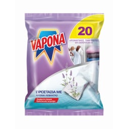 VAPONA | Σκοροκτόνες Ταμπλέτες Λεβάντα 20 Τεμάχια