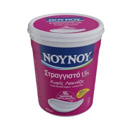 ΝΟΥΝΟΥ | Γιαούρτι Στραγγιστό 1.5% Χωρίς Λακτόζη 900g