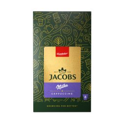 JACOBS | Στιγμιαίος Καφές Milka Cappuccino Choco Sticks 8x15.8g