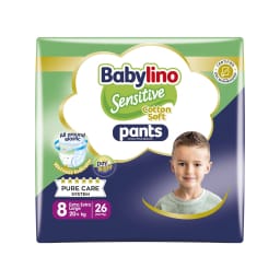 Πάνες Βρακάκι Μωρού Pants Sensitive Νο8 26 Τεμάχια