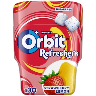 ORBIT | Τσίχλες Refreshers Stawberry Lemon 67g