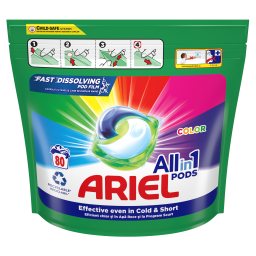 ARIEL | Kάψουλες Πλυντηρίου Ρούχων Allin1 Pods Color 80 Τεμάχια