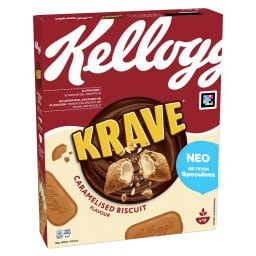 KELLOGGS | Δημητριακά Krave Καραμελωμένο Μπισκότο 375g