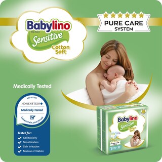 BABYLINO | Πάνες Sensitive Cotton Soft No2 192 Τεμάχια