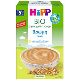 HIPP | Βρεφική Κρέμα Bio Βρώμη Χωρίς Γάλα 200g