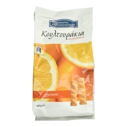 ΚΟΥΛΤΟΥΡΑΚΙΑ | Κουλούρια Γλυκά Πορτοκάλι 180g