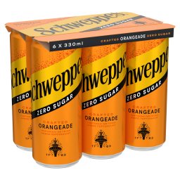 SCHWEPPES | Πορτοκαλάδα Κουτί 6x330ml