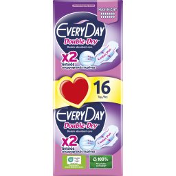 EVERY DAY | Σερβιέτες Doubledry Hyperdry Economy Maxi Night 16 Τεμάχια