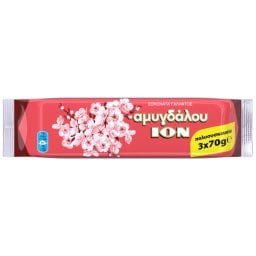 ΙΟΝ | Σοκολάτα Γάλακτος Αμυγδάλου 3x70g