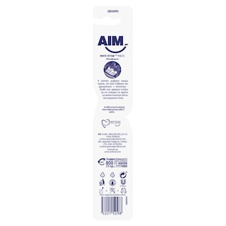 AIM | WHITE SYSTEM | Οδοντόβουρτσα White System Σκληρή 1 Τεμάχιο