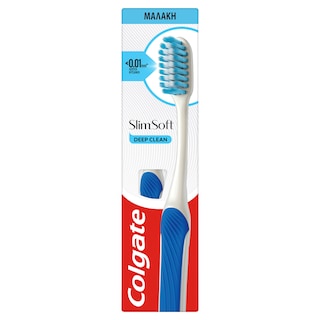 COLGATE | SLIM SOFT | Οδοντόβουρτσα Slim Soft Ultra Compact Head Μαλακή 1 Τεμάχιο