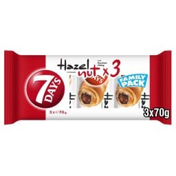 7DAYS | Κρουασάν Πραλίνα 3x70g