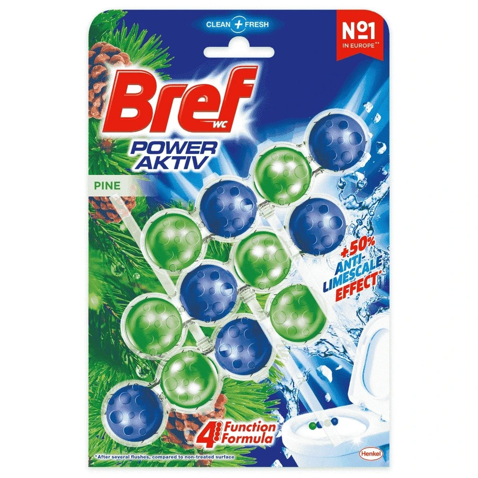 WC Block Power Activ Pine 3x50g