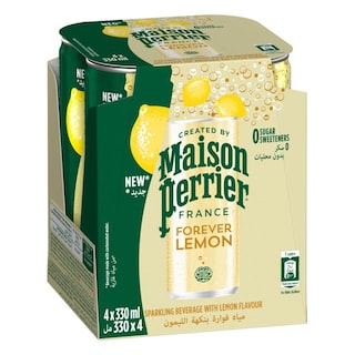 PERRIER | Ανθρακούχο Νερό Maison Perrier Forever Lemon 4x330ml