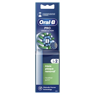 ORAL B | Ανταλλακτικές Κεφαλές Cross Action 2 Τεμάχια