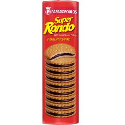 ΠΑΠΑΔΟΠΟΥΛΟΥ | Μπισκότα Super Rondo Γεμιστά με Σοκολάτα 500g
