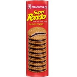 ΠΑΠΑΔΟΠΟΥΛΟΥ | Μπισκότα Super Rondo Γεμιστά με Σοκολάτα 500g