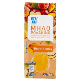 ΑΒ | Χυμός Μήλο Ροδάκινο 250ml