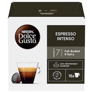 NESCAFE | DOLCE GUSTO | Coffee Capsules Espresso Intenso 128g