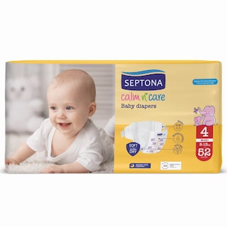 SEPTONA | Πάνες Μωρού Calm N Care Νο4 Maxi 52 Τεμάχια