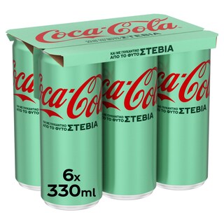 Αναψυκτικό Cola Στέβια Κουτί 6x330ml