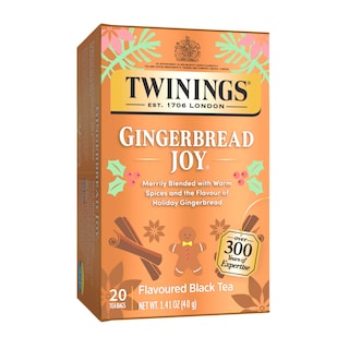 TWININGS | Αφέψημα Μαύρο Τσάι Gingerbread Joy 2x20g