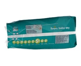 PAMPERS | BABY DRY | DIAPERS JUNIOR PLUS 13-27KG N5+ 35 ITEMS