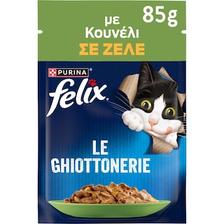 FELIX | Γατοτροφή AGAIL Κουνέλι σε Ζελέ 85g