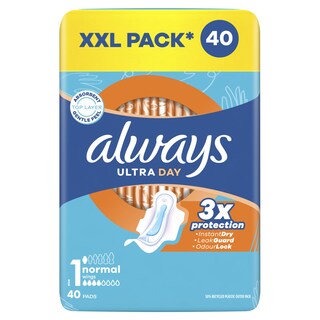 ALWAYS | Σερβιέτες Ultra Normal Plus 40 Τεμάχια