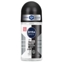 NIVEA | FOR MEN | Αποσμητικό Roll On Men Invisible Black & White 50ml