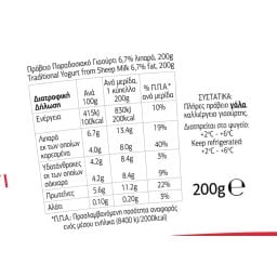 ΡΟΔΟΠΗ | Γιαούρτι Πρόβειο Παραδοσιακό 200g